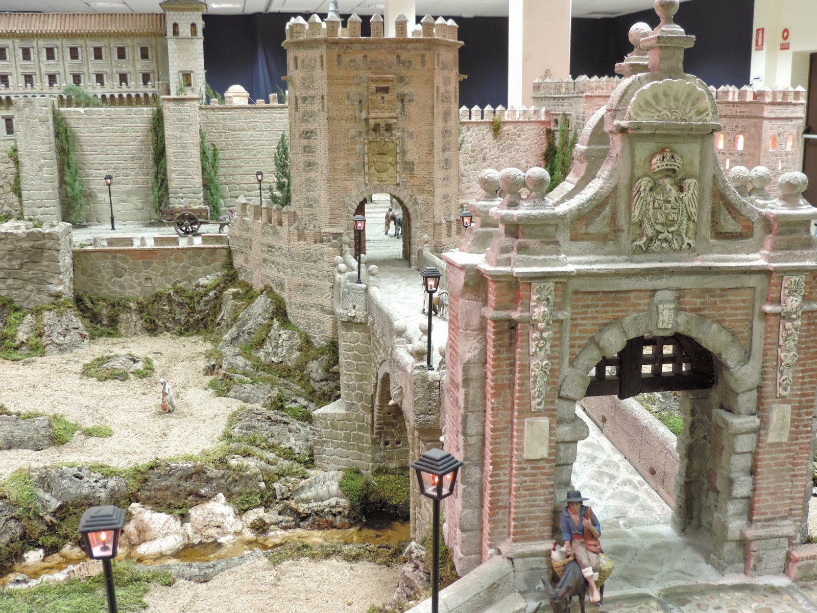 Detalle del puente de Alcántara