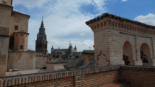 Vista de la Catedral y el Alcázar desde la azotea del Convento de Santa Úrsula