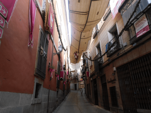 Calle de La Trinidad durante la festividad del Corpus Christi 2022