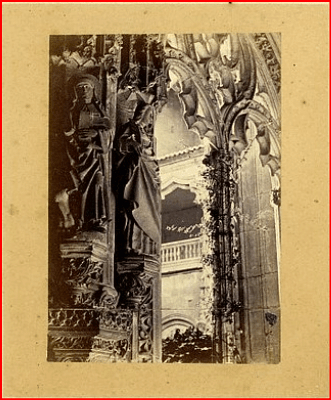 Monasterio de San Juan de los Reyes hacia 1865. Fotografía de Jean Laurent incluida en un álbum sobre Toledo © Archivo Municipal. Ayuntamiento de Toledo